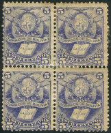 Sc.20, Block Of 4, Mint Original Gum, Fine Quality (with Some Separated Perforations), Catalog Value For 4 Mint... - Bolivië