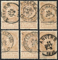 Sc.70 X 6 Used Examples, Very Fine Quality, Catalog Value US$120. - Sonstige & Ohne Zuordnung