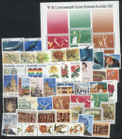 Stamps Issued In The Year 1982, Unmounted, Excellent Quality, Face Value 17.64$A - Colecciones