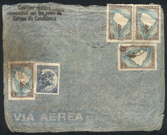 AIRPLANE ACCIDENT: Cover Franked By GJ.752+761 X4 (+ Other Missing Values), Carried On The Airplane That Went... - Autres & Non Classés