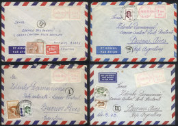 20 Covers Sent From Yugoslavia To Buenos Aires, All With Meter Postages And Sent To POSTE RESTANTE, The Service Was... - Autres & Non Classés