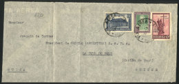 Airmail Cover Sent From Buenos Aires To Switzerland On 30/MAR/1935 Franked With 5.25P. Including A 5P. San Martin +... - Autres & Non Classés