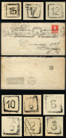 MARKS OF PARANÁ POSTMEN: 9 Covers Mailed Between 1926 And 1928 From Buenos Aires To Paraná, On Back... - Andere & Zonder Classificatie