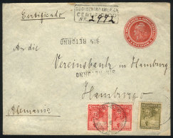 Registered Cover Sent From Buenos Aires (Sucursal Centro América) To Germany On 19/JUN/1905 Franked With... - Autres & Non Classés