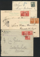 4 Covers Or PC With Postages Of The Seated Liberty Issue, Very Nice! - Sonstige & Ohne Zuordnung