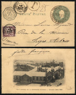 4c. Lettercard Illustrated On Back With General View Of The National Expo Of Buenos Aires 1898, Sent To France On... - Andere & Zonder Classificatie