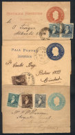 3 Wrappers With Additional Frankings Of The "3 Próceres" Issue, Used Between 1898 And 1900, VF Quality,... - Sonstige & Ohne Zuordnung