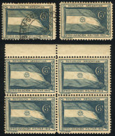 GJ.1, 1912 Military Aviation, Block Of 4 And Single (both MNH) + Used Single, VF! - Poste Aérienne