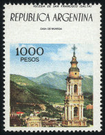 GJ.1763a, 1977 1000P. San Francisco Church, Very Shifted Perforation (REPUBLICA ARGENTINA Inscription And Printer... - Sonstige & Ohne Zuordnung