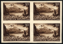 GJ.827, 1939 UPU Congress, 50c. Bonete Mount In The Nahuel Huapi National Park, Proof Printed In The Adopted Color,... - Other & Unclassified