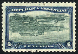 GJ.304CI, 4c. With CENTER INVERTED Variety, Beautiful Example Signed By Victor Kneitschel, VF Quality, Catalog... - Other & Unclassified