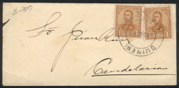 GJ.276 X2 Franking A Small Cover Sent Open From QUINES (San Luis) To Candelaria On 28/DE/1911, VF, Rare... - Autres & Non Classés