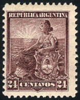 GJ.269, 1899 Seated Liberty 24c. Lilac With The Rare Compound Perforation 12 X 11½, MNH, Excellent Quality! - Otros & Sin Clasificación