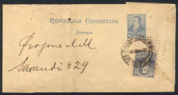 GJ.174 On A ½c. Wrapper, Used In Buenos Aires, VF! - Andere & Zonder Classificatie