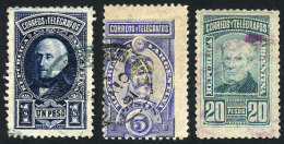 GJ.115 + 116 + 188, Used, VF Quality, Catalog Value US$83. - Otros & Sin Clasificación