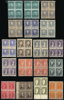 GJ.96/113 (not Consecutive), Lot Of Mint Blocks Of 4, Many With Original Gum And Of VF Quality, Some With Stain... - Other & Unclassified