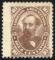 GJ.87, Avellaneda 10c., VF Quality, Catalog Value US$40 - Autres & Non Classés