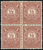 GJ.61 + 61a, Mint Block Of 4, 2 Stamps With Variety "2 Without Serif", Very Nice, Catalog Value US$40. - Altri & Non Classificati