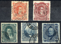 GJ.48/52, Complete Set Of 5 Used Values, Fine Quality, Catalog Value US$53+ - Andere & Zonder Classificatie