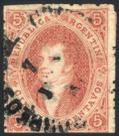 GJ.28, 6th Printing Perforated, With Rimless Datestamp Of CORRIENTES (+100%), VF! - Gebruikt