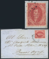GJ.25, 4th Printing With "line In The Left Margin (reentry)" Variety, Position 51, On Folded Cover Dated San... - Gebraucht