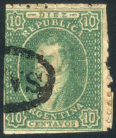 GJ.21, 10c. Clear Impression, Used In Salta, VF! - Gebruikt