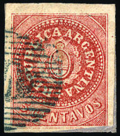 GJ.15, 5c. Narrow C, On Small Fragment With OM Cancel, Very Nice! - Gebruikt