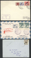 3 Covers Of Years 1962 To 1966 With Postmarks Of The Antarctic Bases Of South Africa, Chile And Australia, VF... - Sonstige & Ohne Zuordnung