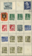 Lot Of Stamps And Sets Mounted In An Approval Book (and Some Not Mounted), Including Good Values And Interesting... - Collections