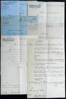 6 Communications Of The German Mail Sent In 1896 To The Uruguayan Mail, Very Interesting, Rare Lot! - Other & Unclassified