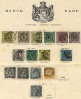 Old Collection In 2 Album Pages, Including Several Rare Or Scarce Stamps, General Quality Is Fine To Very Fine.... - Autres & Non Classés