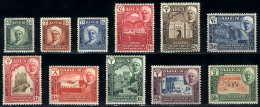 Sc.1/11, 1942 Cmpl. Set Of 11 Mint Values, VF Quality, Catalog Value US$74+ - Aden (1854-1963)