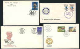 10 Covers Related To Topic ROTARY, Very Fine Quality, Little Duplication, Low Start! - Rotary, Club Leones