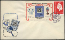 Special Cover With Souvenir Sheet Commemorating The Classification Of Peru To The Football World Cup Argentina '78,... - Andere & Zonder Classificatie