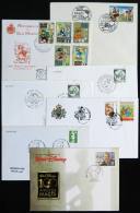 16 Covers And Cards Of Varied Countries, With Postages And/or Cancels Related To Topic Disney, Excellent Quality! - Disney