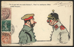 P. Figerou: German Soldiers, Ed. J.G. Pons, Used In France In 1915, VF Quality - Sin Clasificación