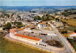 82-MONCLAR-DE-QUERCY- VUE AERIENNE AVEC LE C.E.G. - Montclar De Quercy