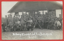 Allemagne - BRÜHL - Carte Photo - Foto - Soldats Allemands - Landsturm - Guerre 14/18 - 3 Scans - Bruehl