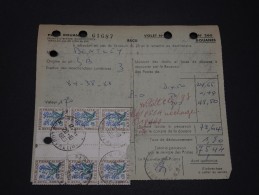 FRANCE - Reçu De Dédouanement Lors De La Remise D'un Pli Ou D'un Colis Avec Timbres Taxe - Pas Courant - A Voir - P20434 - 1960-.... Storia Postale