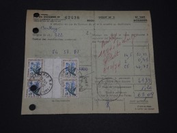 FRANCE - Reçu De Dédouanement Lors De La Remise D´un Pli Ou D´un Colis Avec Timbres Taxe - Pas Courant - A Voir - P20435 - 1960-.... Covers & Documents