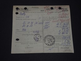 FRANCE - Reçu De Dédouanement Lors De La Remise D´un Pli Ou D´un Colis Avec Timbres Taxe - Pas Courant - A Voir - P20443 - 1960-.... Cartas & Documentos