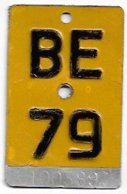 Velonummer Mofanummer Bern BE 79 - Number Plates