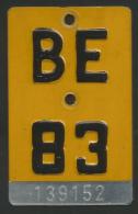 Velonummer Mofanummer Bern BE 83 - Kennzeichen & Nummernschilder