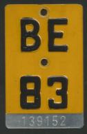 Velonummer Mofanummer Bern BE 83 - Number Plates