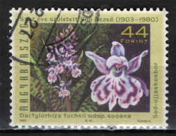 UNGHERIA - 2003 - REZSO SOO - BOTANICO - CENTENARIO DELLA NASCITA - USATO - Used Stamps