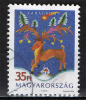 UNGHERIA - 2003 - NATALE - LA RENNA - USATO - Gebraucht