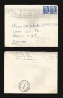 B)1953 FRANCE, NOVEMBER 12TH DAY OF CARRIER, FRANCE POST STRIP OF 2, INTERNAL USED, XF - Andere & Zonder Classificatie