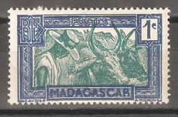 Madagascar 1933,1c,Oxen,Sc147,Mint*OG - Nuevos