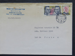 Slovakia 1969 Cover To Czech Rep. - Military Uniform - Briefe U. Dokumente