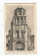 Cp , 86 , POITIERS , L'église SAINTE RADEGONDE , Le Clocher Et Son Entrée Ouest Sur Le Parvis , écrite 1924 - Poitiers